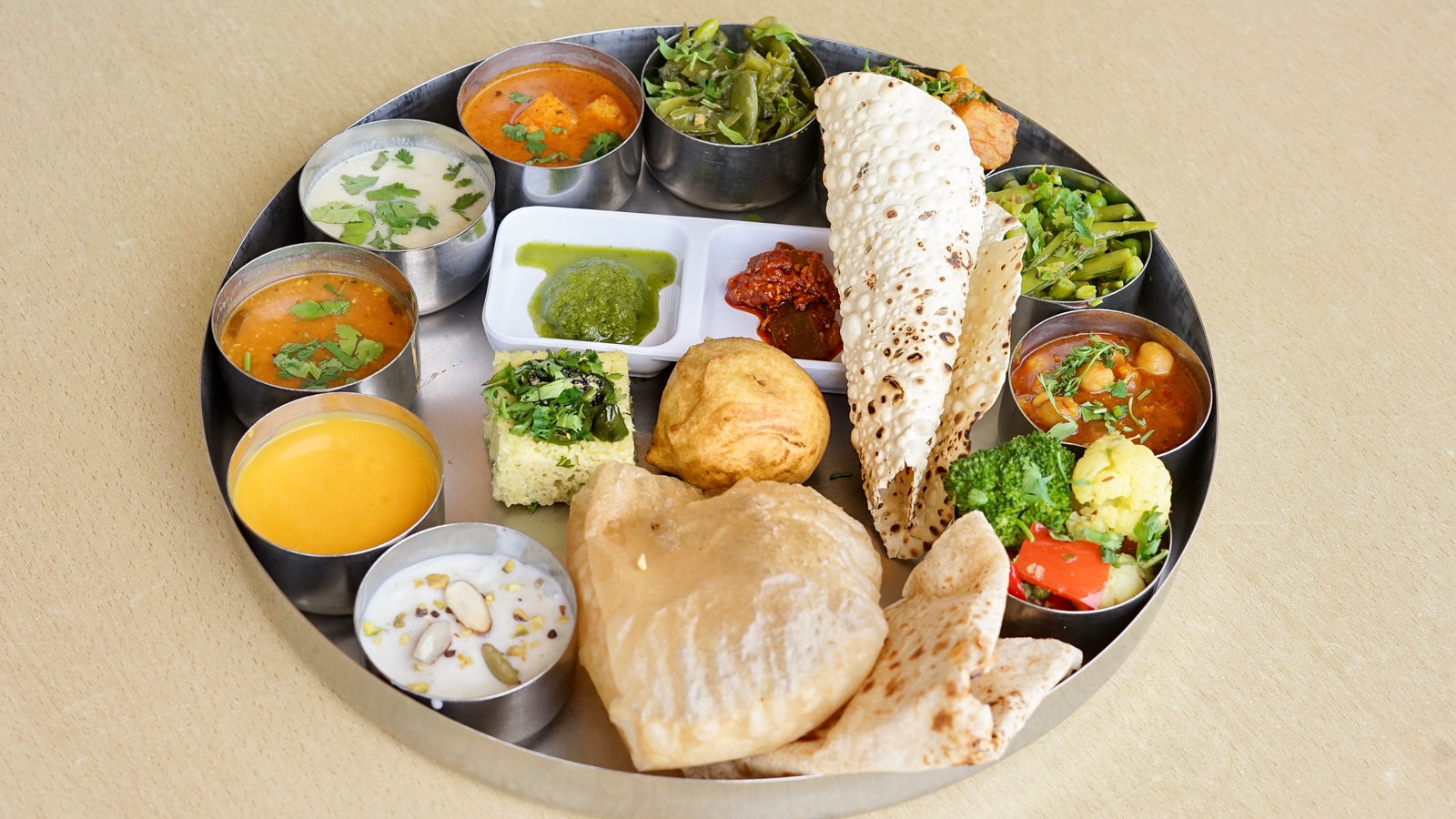 Rajwadi Thali CA 94087 Indian Food Catering Takeout Delivery